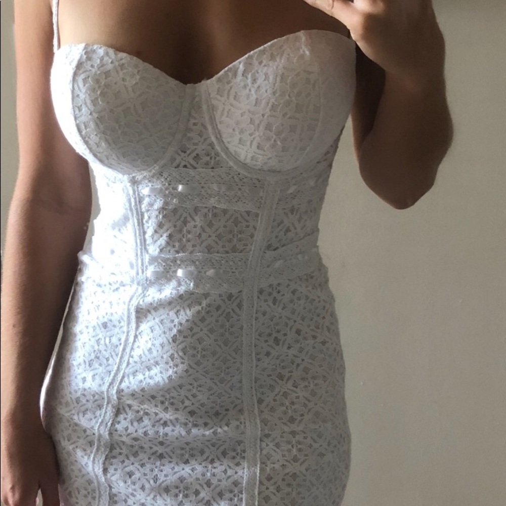 Lace Bustier Dress by Guess
